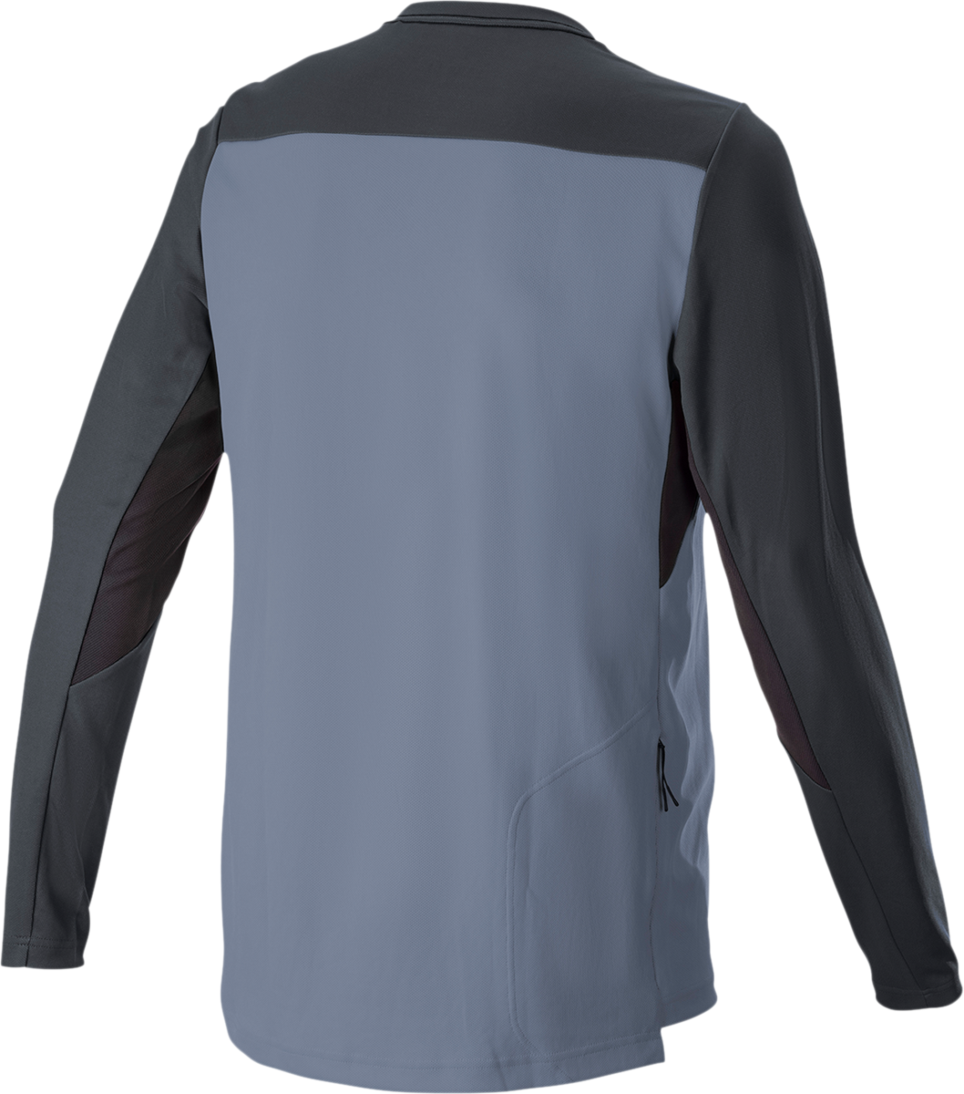 ALPINESTARS Drop 6.0 V2 Long-Sleeve Jersey - Black/Gray - Medium 1766422-9291-MD