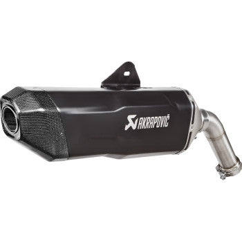 AKRAPOVIC Slip-On Line Muffler - Titanium - Black F 900 /800 GS  2024 1811-4630 S-B9SO3-HFBFCTBL