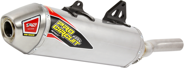 PRO CIRCUIT T-5 Mechanical Muffler - Stainless Steel - KLR650 0121365A