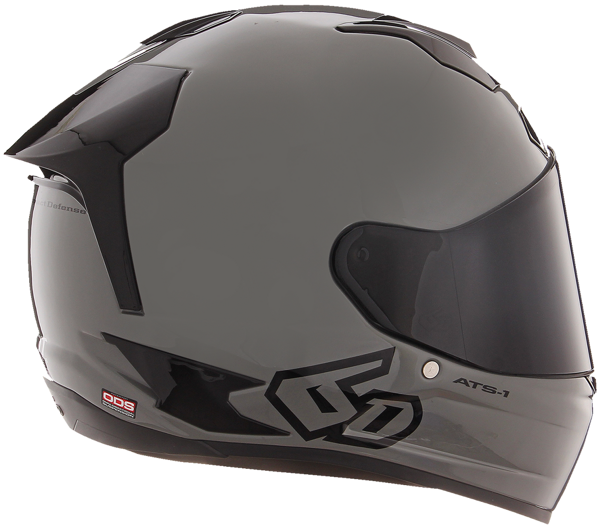 6D ATS-1R Motorcycle Helmet - Gloss Gray - Small 30-0975