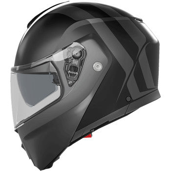 AGV Streetmodular Motorcycle Helmet - Resia - Matte Black/Gray - 2XL 21182960020052X