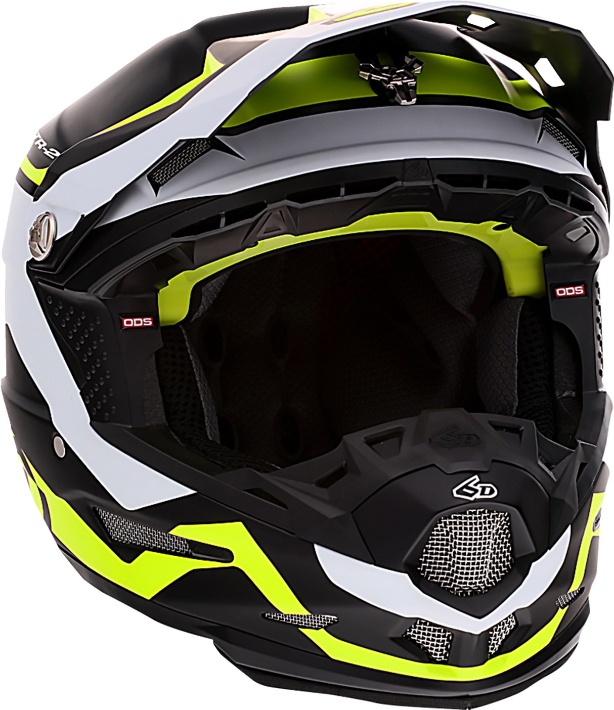 6D ATR-2 Motorcycle Helmet - Drive - Neon Yellow - Small 12-2765