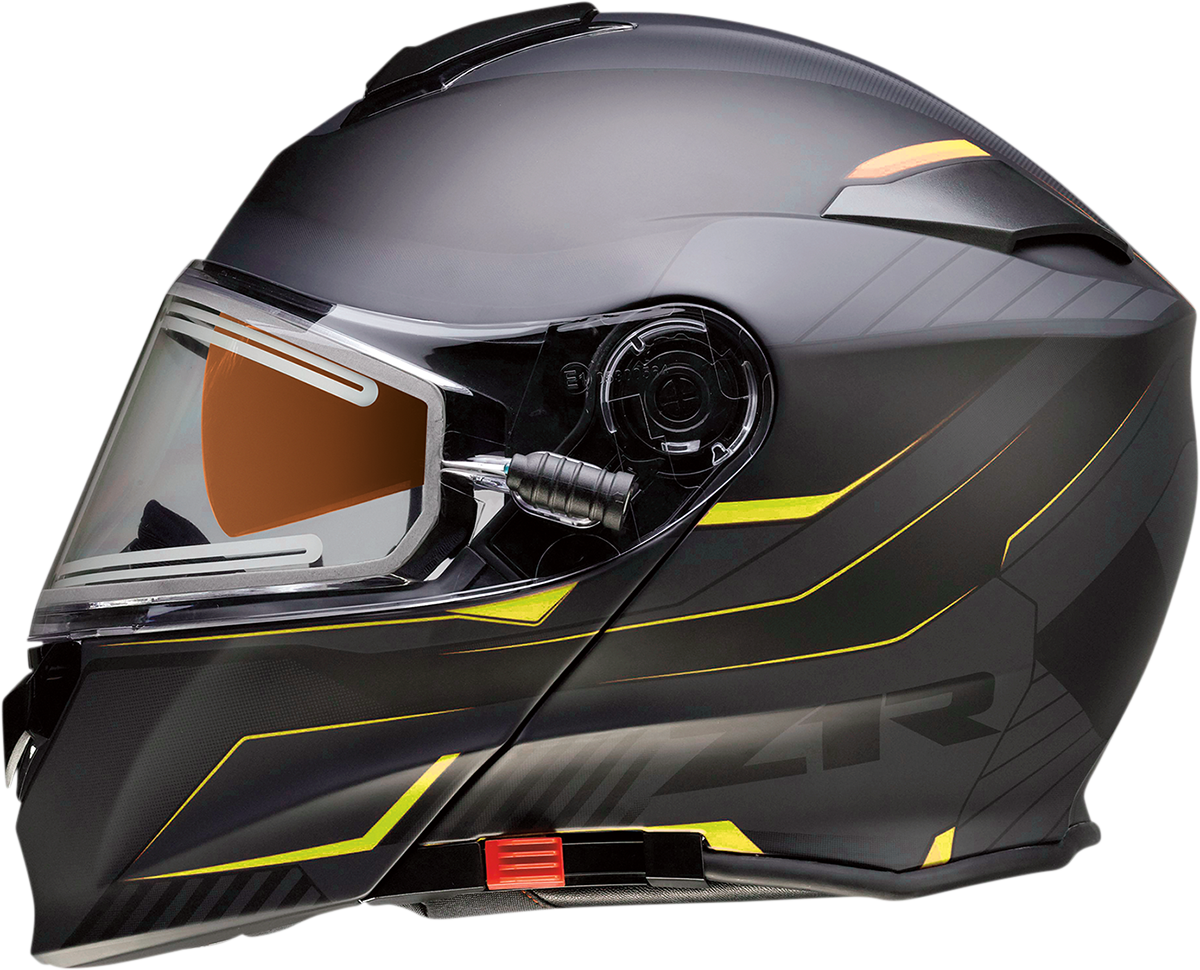 Z1R Solaris Motorcycle Helmet - Scythe - Electric - Hi-Viz/Black - Small 0120-0668