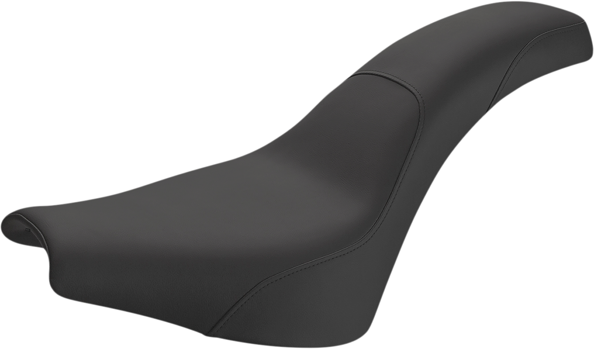 SADDLEMEN Seat - Profiler - Black - Smooth - Softail 818-30-047