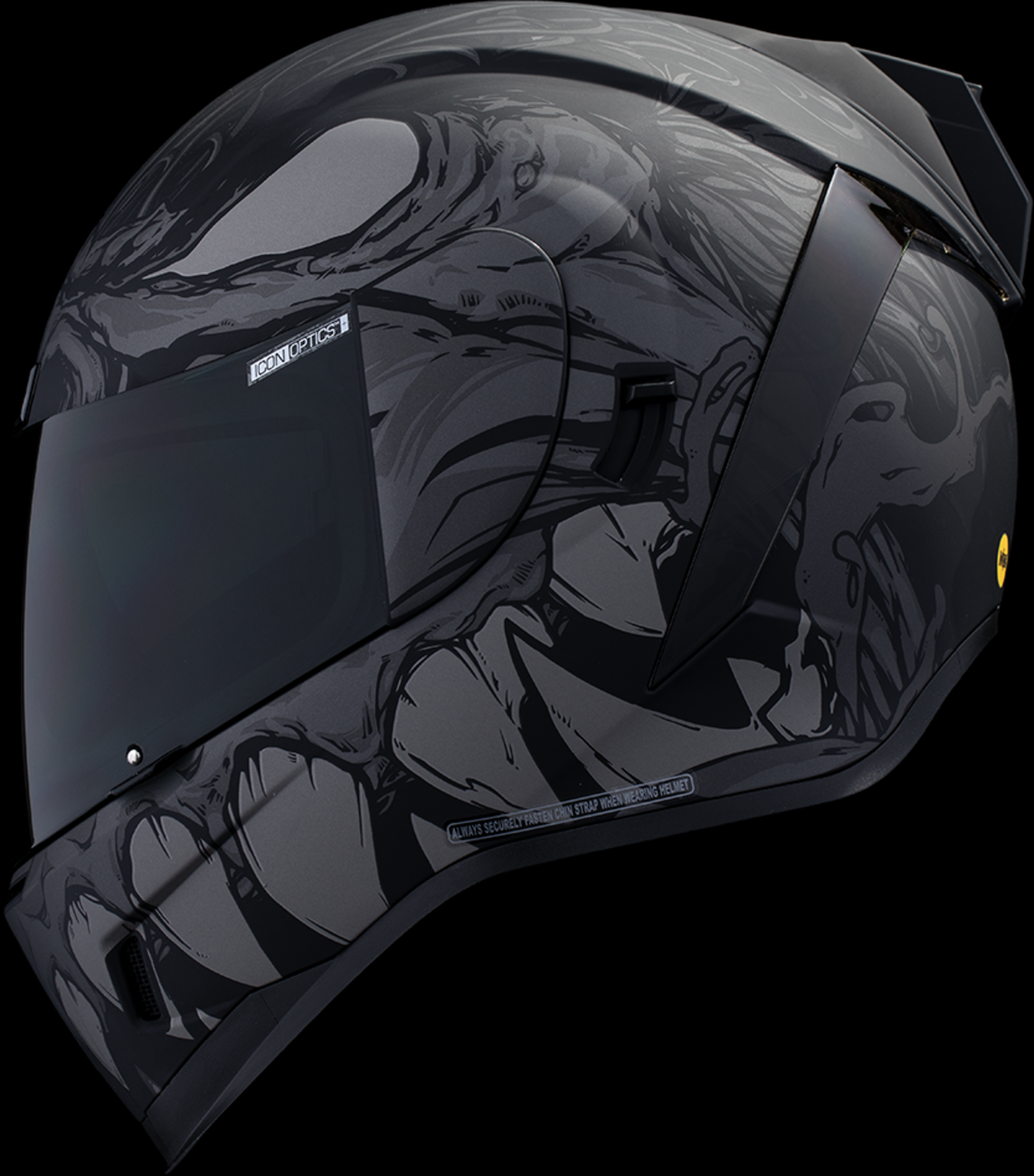 ICON Airform™ Motorcycle Helmet - Manik'RR - MIPS® - Dark Black - XL 0101-17007