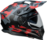 Z1R Range Motorcycle Helmet - Camo - Red - Large 0140-0096