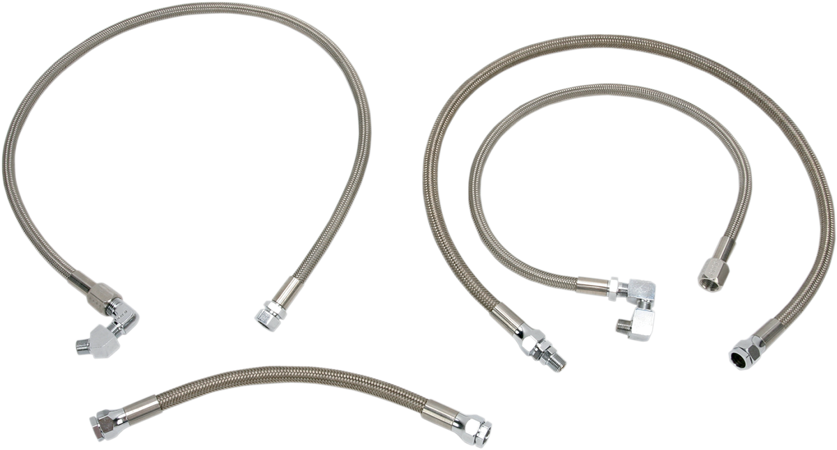 DRAG SPECIALTIES Oil Line Kit - Stainless Steel - Sportster 606008