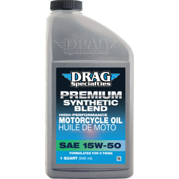 DRAG SPECIALTIES OIL Motorcycle Oil - 15W-50 - 1 U.S. quart  3601-0871