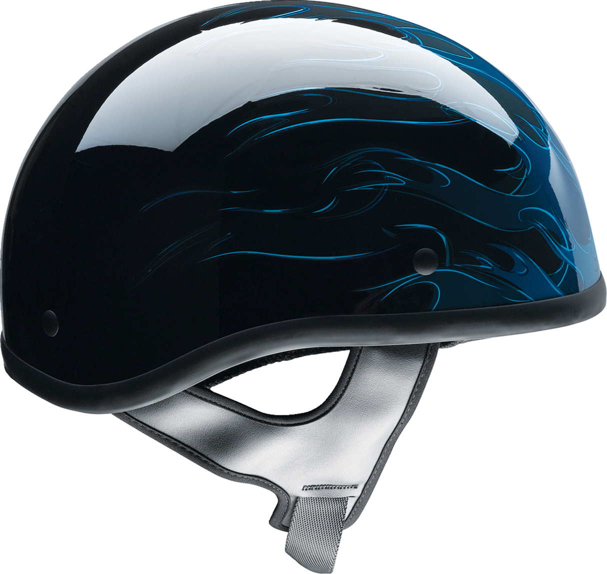 Z1R CC Beanie Motorcycle Helmet - Hellfire - Blue - XS 0103-1331