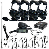 NAVATLAS Intercom/Radio and Headset Kit - 4-Seat - Black NIROHBK4