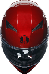 AGV K3 Motorcycle Helmet - Competizione Red - Small 2118381004016S