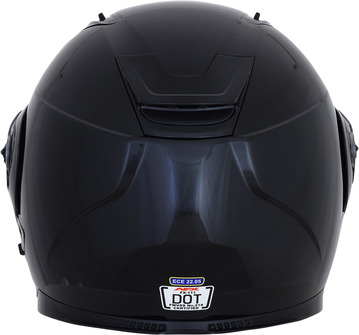 AFX FX-111 Motorcycle Helmet - Gloss Black - Medium 0100-1785