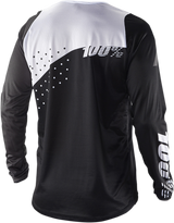 100% R-Core Long-Sleeve Jersey - Black/White - Large 40005-00012