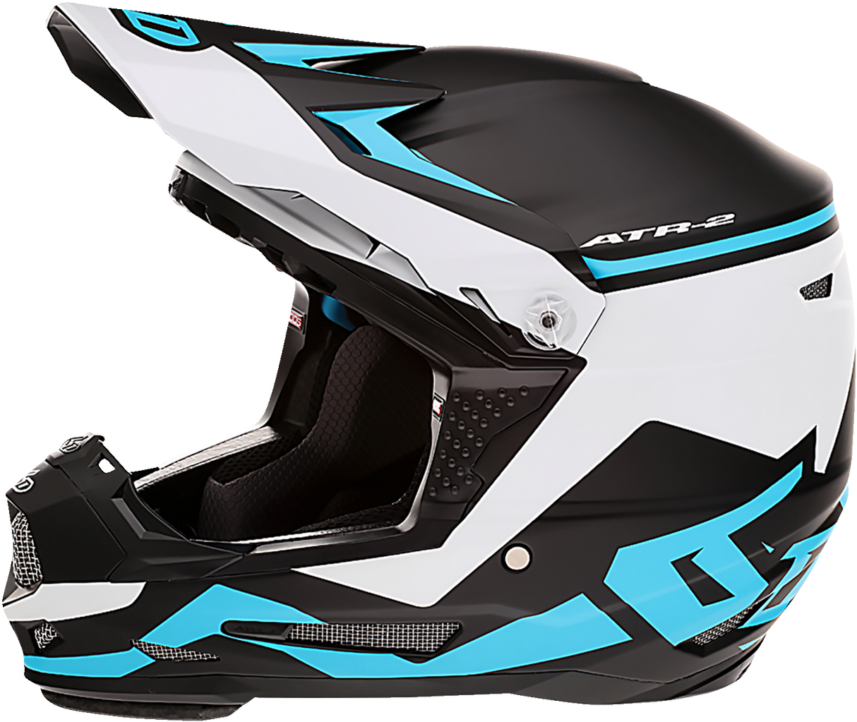 6D ATR-2Y Motorcycle Helmet - Drive - Cyan - Small 11-6300