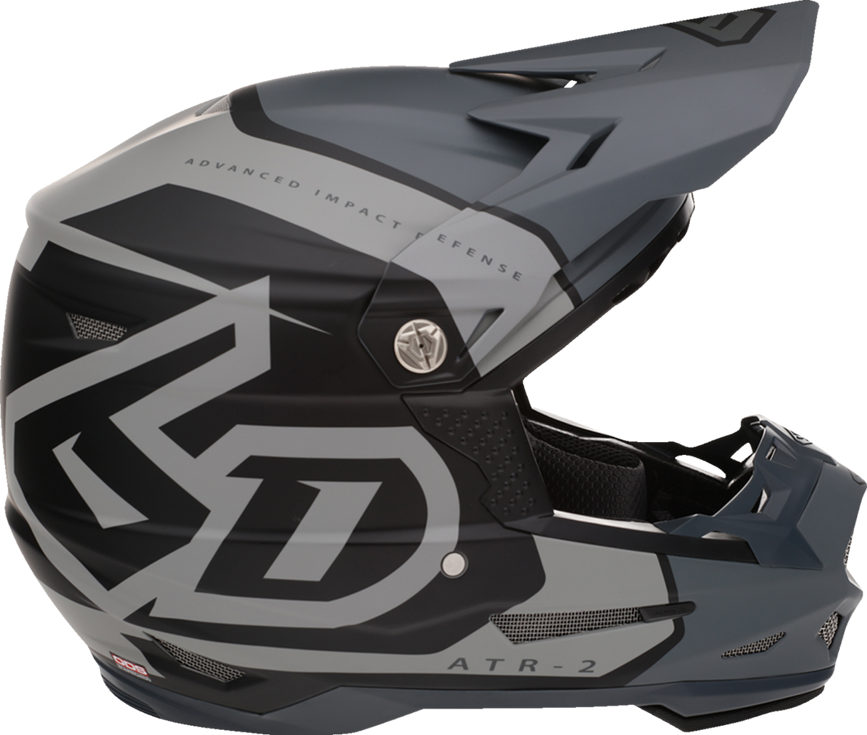 6D ATR-2Y Motorcycle Helmet - Torque - Charcoal - Large 11-6502