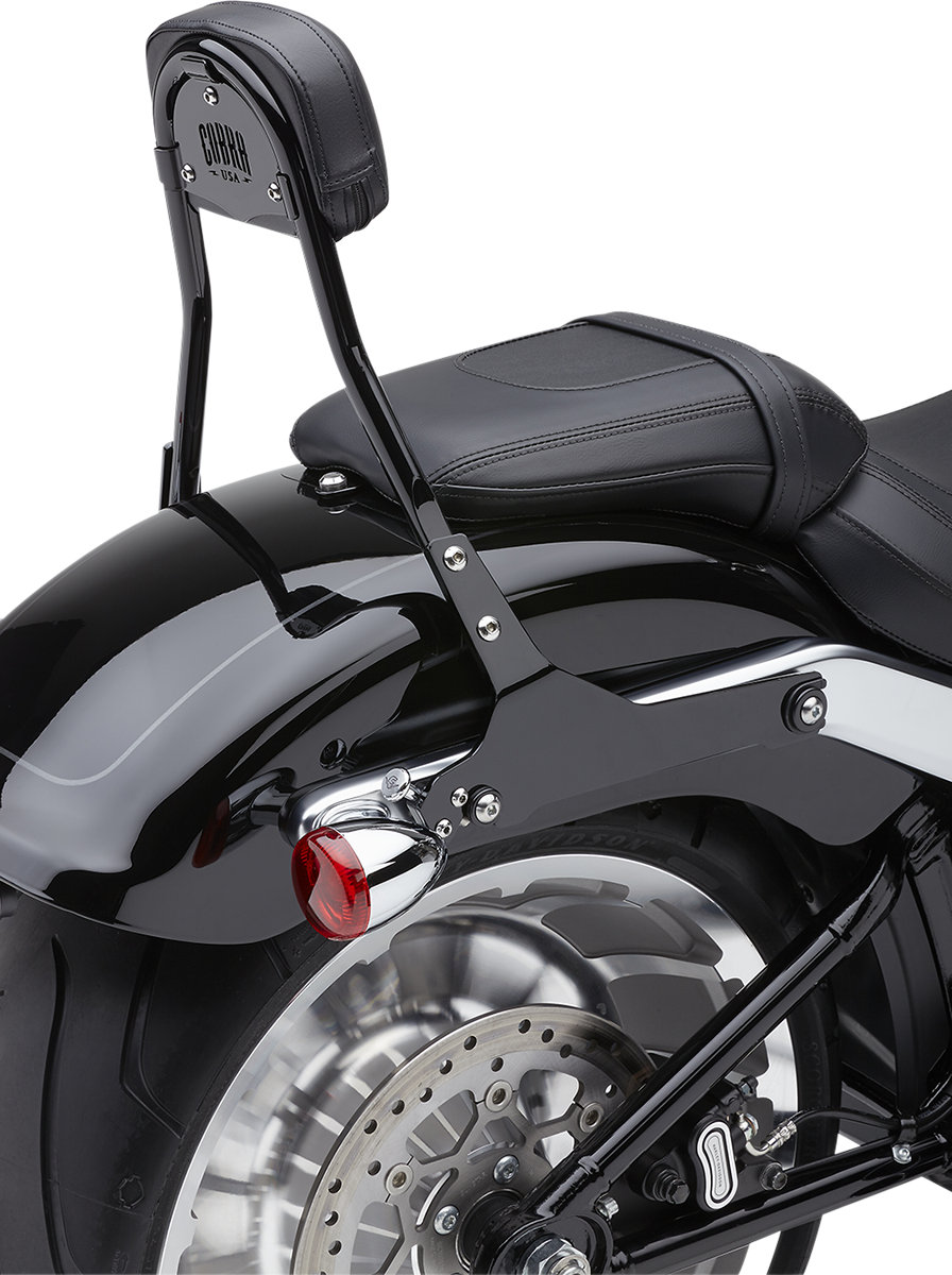 COBRA Backrest Kit - 14" - Black - Softail 602-2007B