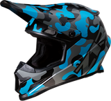 Z1R Rise Motorcycle Helmet - Camo - Blue - Medium 0110-6087