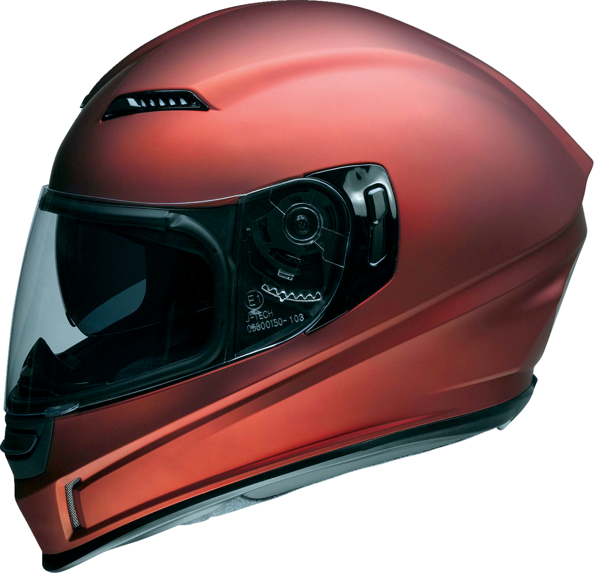 Z1R Jackal Motorcycle Helmet - Satin - Red - Large 0101-14824