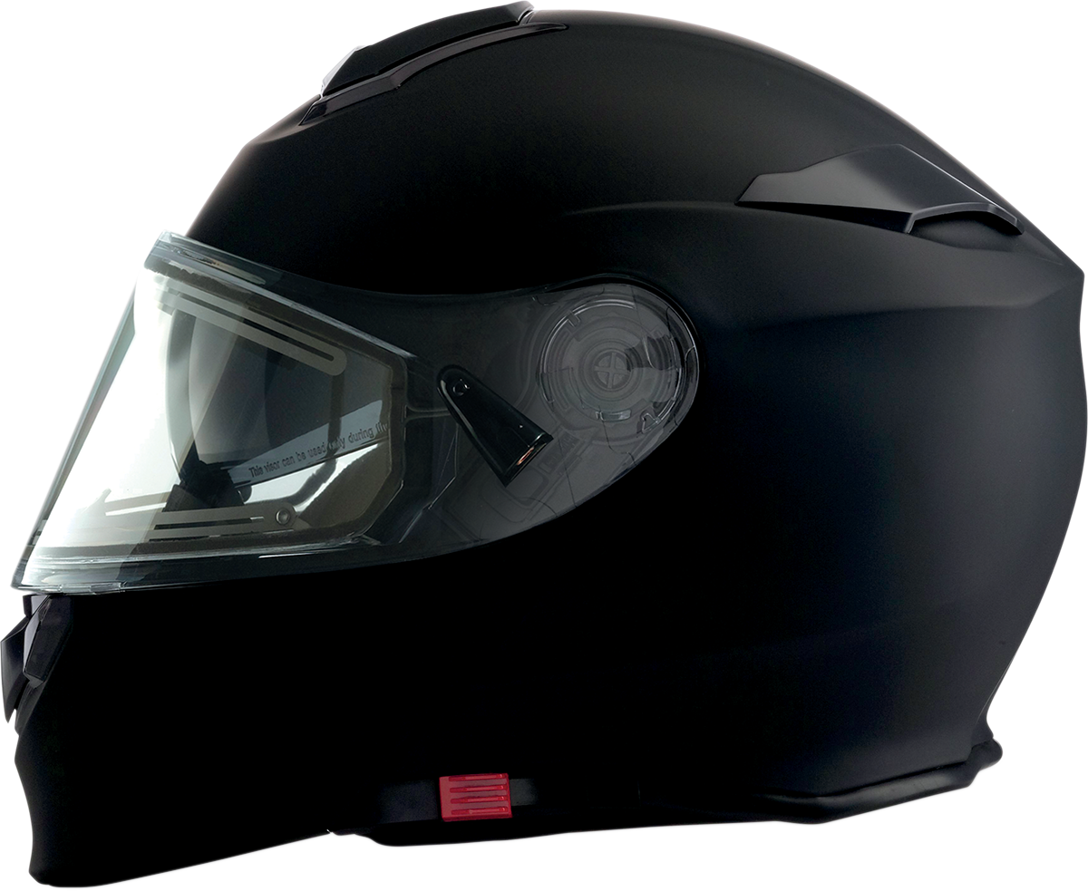 Z1R Solaris Modular Snow Motorcycle Helmet - Electric - Flat Black - XS 0120-0447