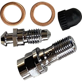 DRAG SPECIALTIES Bleeder & Caliper Banjo Bolt Kit  B16-0726C 1702-0708