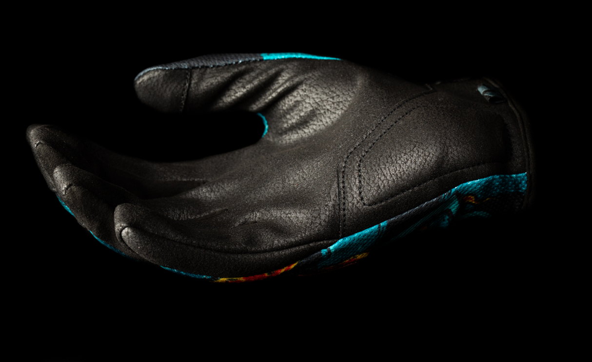 ICON Hooligan™ Munchies Gloves - Teal - Small 3301-4796