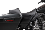 DRAG SPECIALTIES Extended Reach Predator III Seat - Double Diamond - Black w/ Silver Thread NOT A 2-UP SEAT 8011370