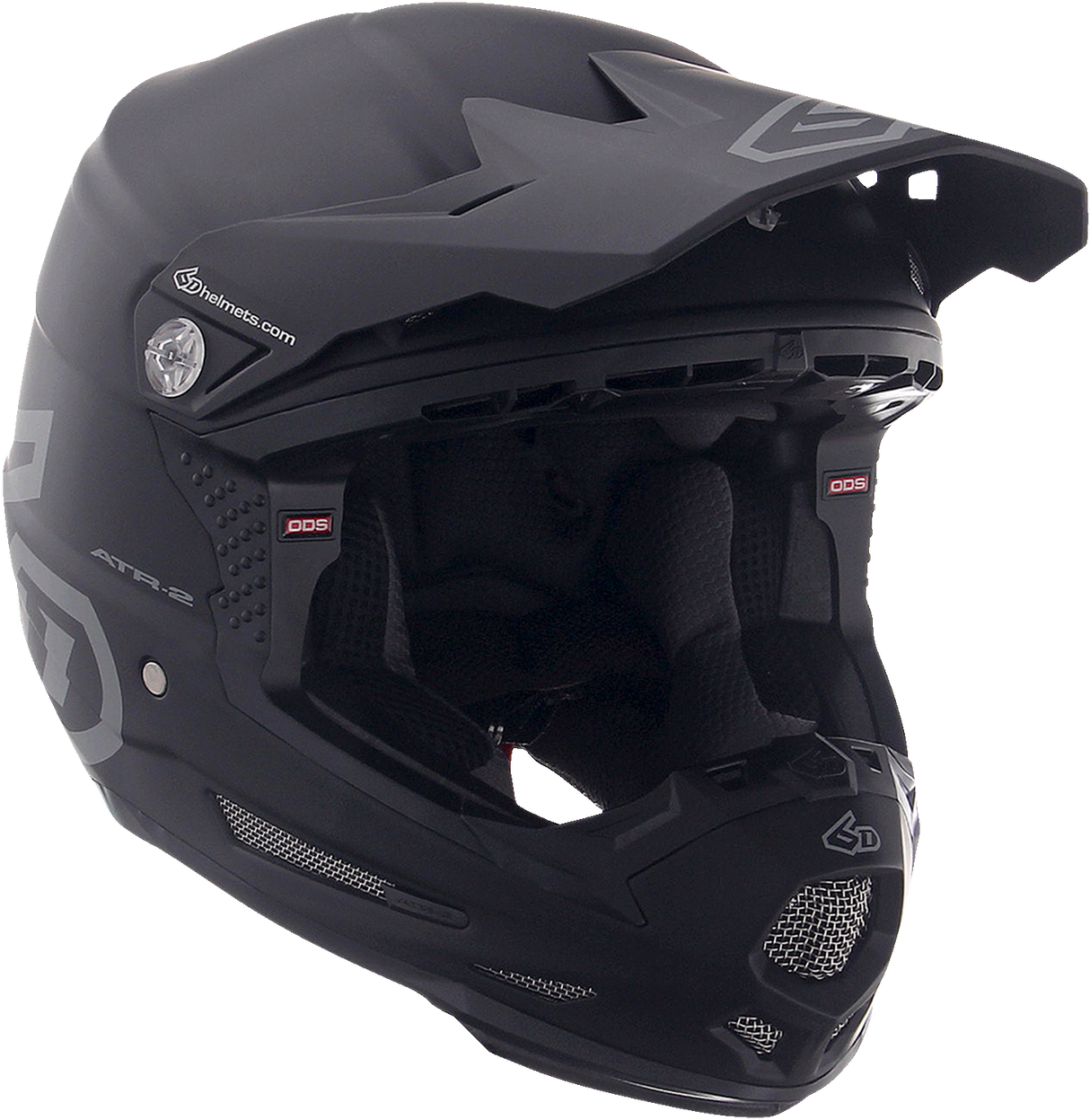 6D ATR-2Y Motorcycle Helmet - Matte Black - Large 11-5602