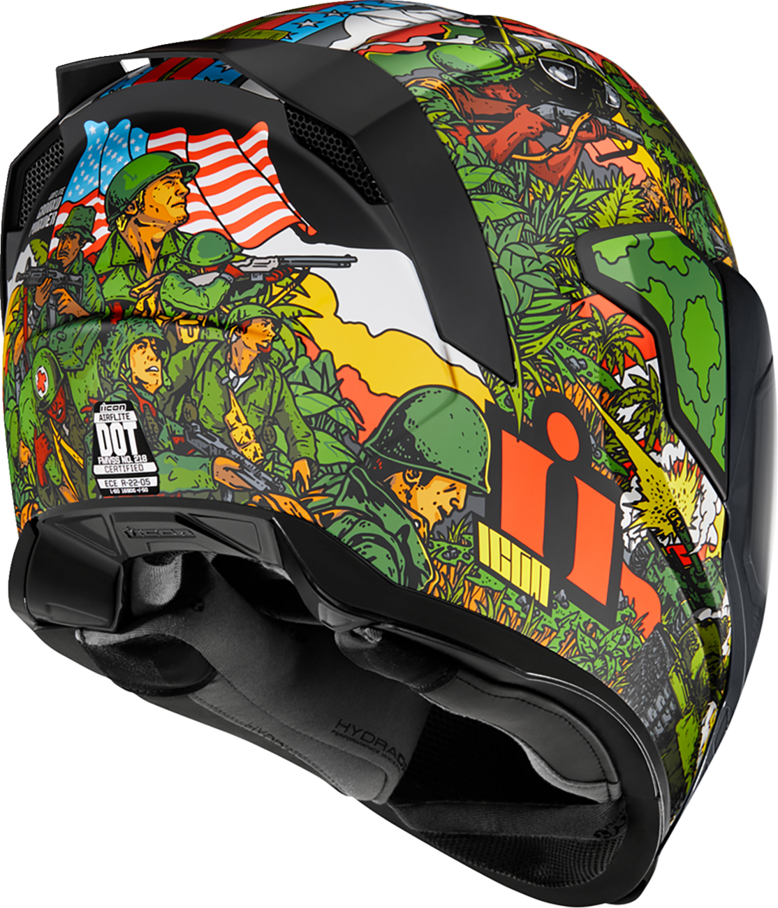 ICON Airflite™ Motorcycle Helmet - GP23 - Green - XS 0101-15057