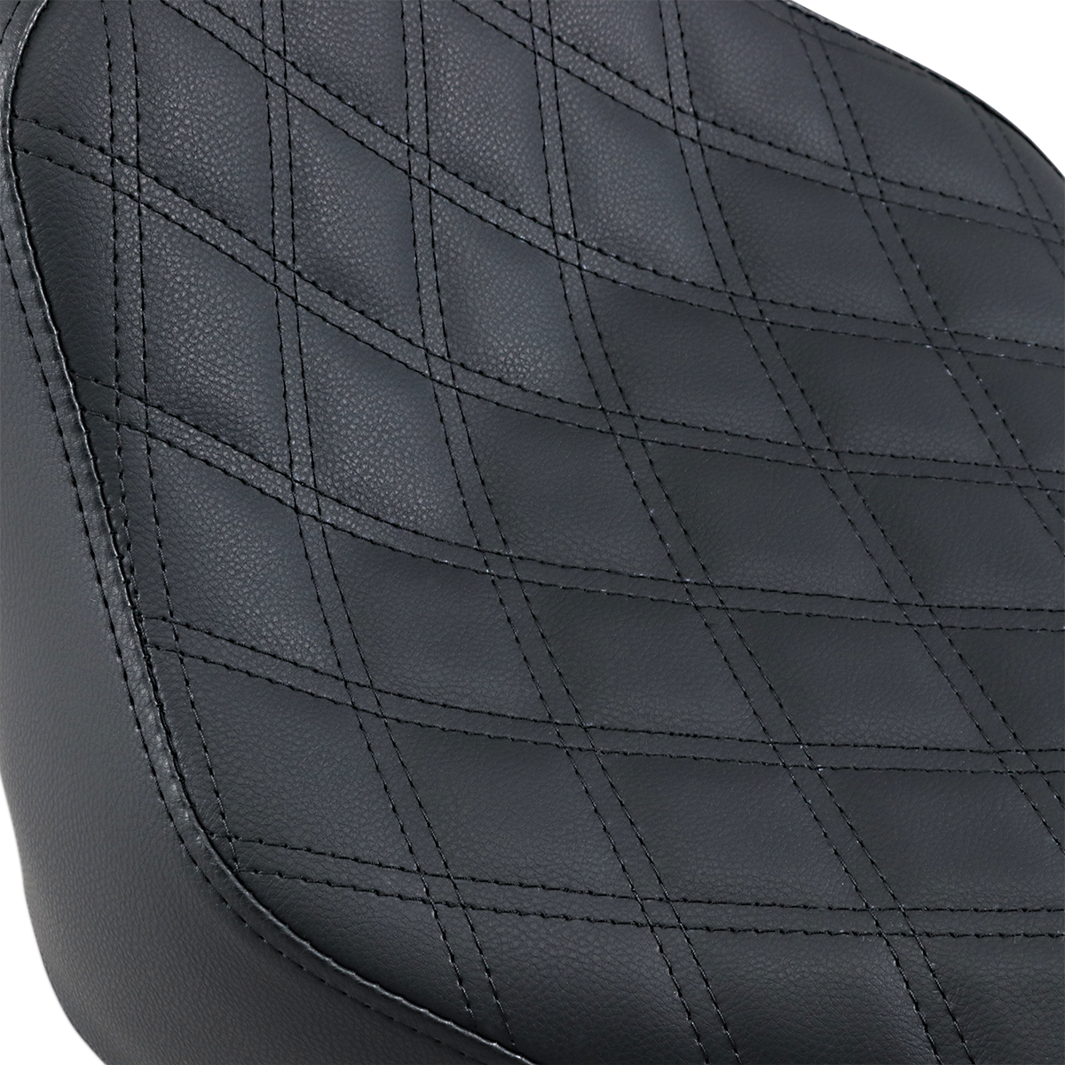 SADDLEMEN Renegade Solo Seat - Lattice Stitched - Black - FLST 818-33-002LS