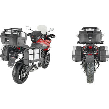 GIVI Pannier Holder - Side Case Hardware - Black/Silver PLO6421MK