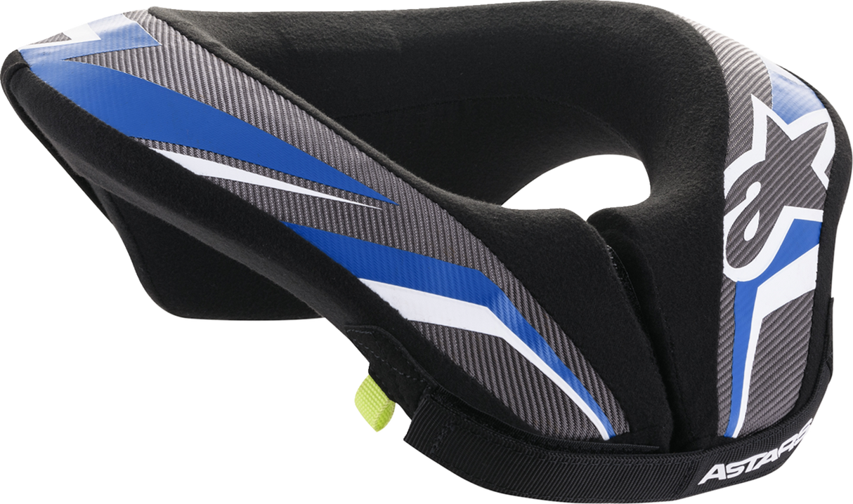 ALPINESTARS Youth Sequence Neck Roll - Black/Anthracite/Blue - L/XL 6741018-177-LXL