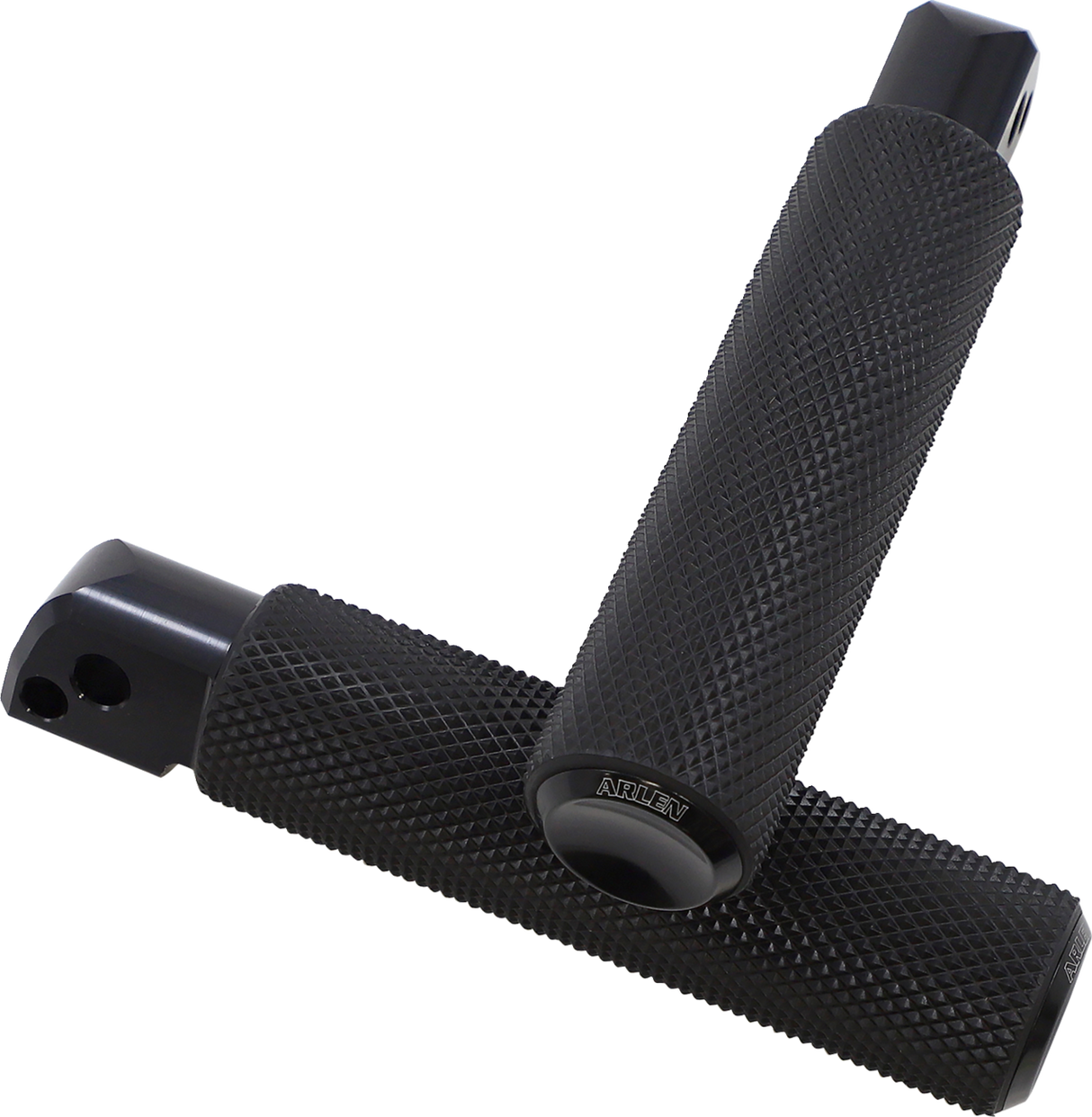 ARLEN NESS Passenger Knurled Footpegs - Black - FLDE 07-943