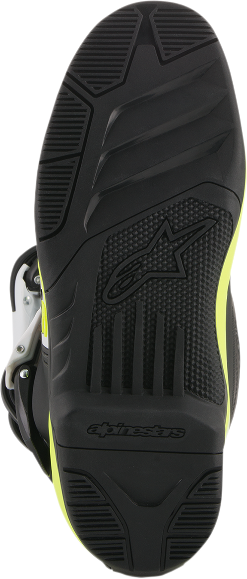 ALPINESTARS Tech 3S Boots - Black/White/Fluorescent Yellow - US 8 2014018-125-8