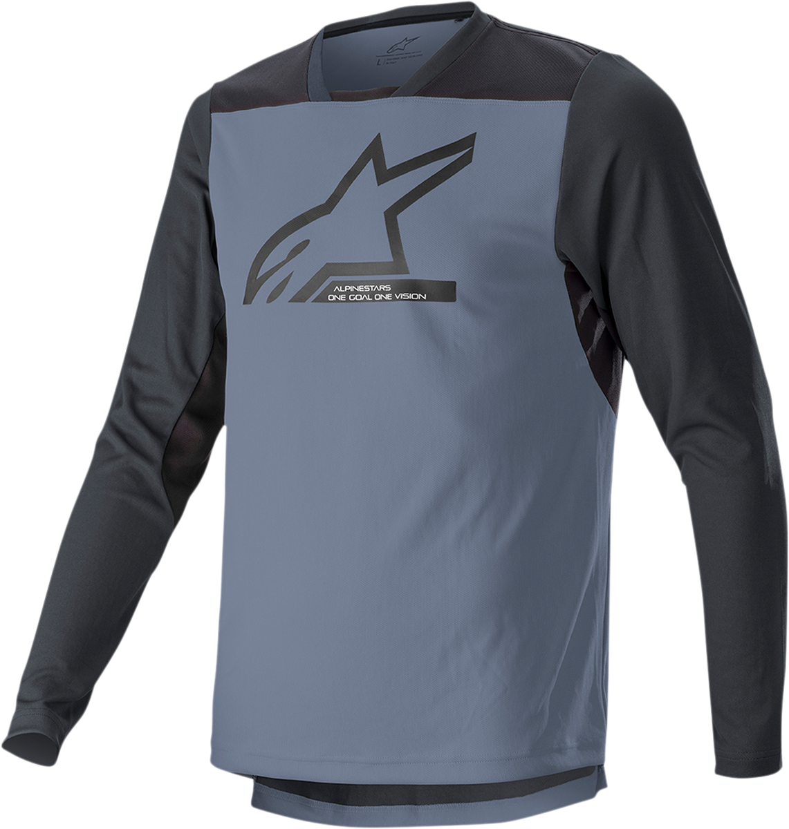 ALPINESTARS Drop 6.0 V2 Long-Sleeve Jersey - Black/Gray - Medium 1766422-9291-MD