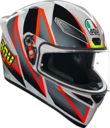 AGV K1 S Motorcycle Helmet - Blipper - Gray/Red - Small 2118394003030S