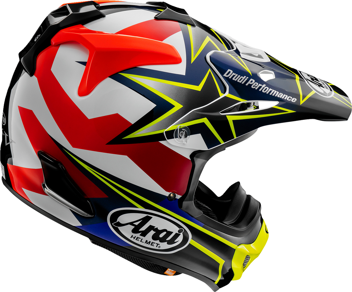 ARAI VX-Pro4 Motorcycle Helmet - Stars & Stripes - Yellow - Small 0110-8202