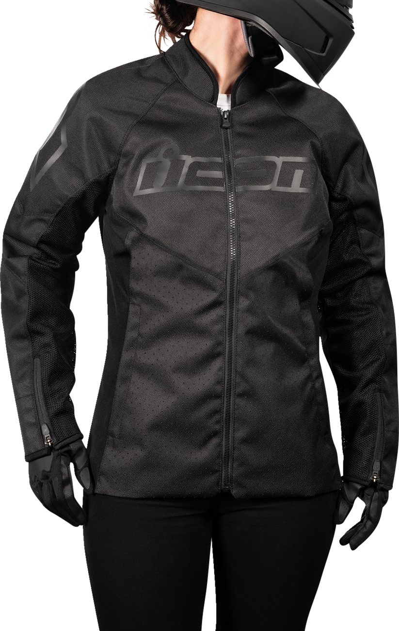 ICON Women's Hooligan™ CE Jacket - Black - XS 2822-1476