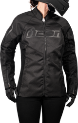 ICON Women's Hooligan™ CE Jacket - Black - Medium 2822-1478