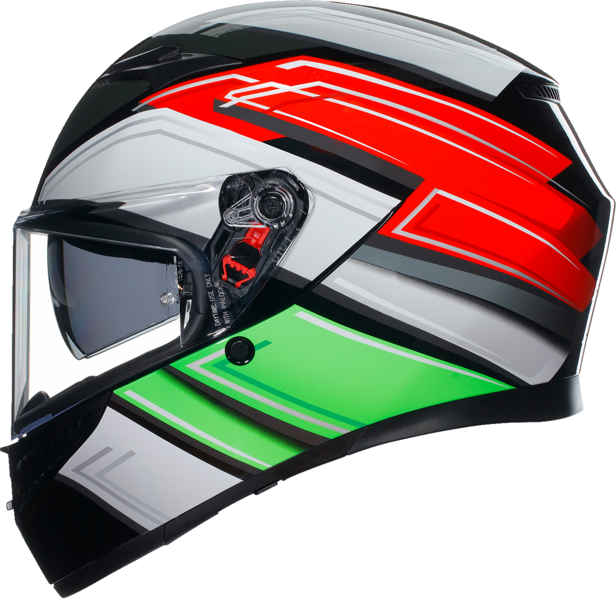 AGV K3 Motorcycle Helmet - Wing - Black/Italy - Small 2118381004007S