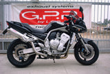 GPR Exhaust System Yamaha Fzs 1000 Fazer 2001-2005, Trioval, Slip-on Exhaust Including Removable DB Killer and Link Pipe