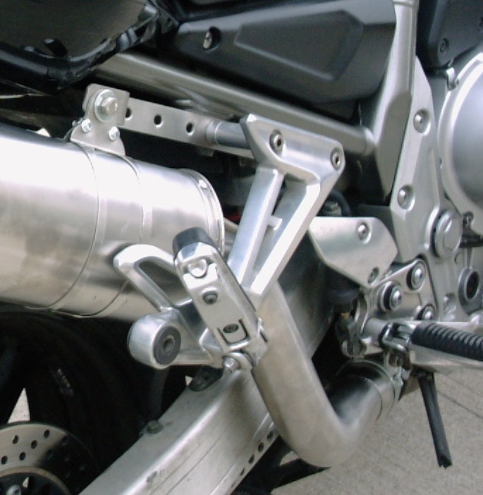 GPR Exhaust System Yamaha Fzs 1000 Fazer 2001-2005, Furore Nero, Slip-on Exhaust Including Removable DB Killer and Link Pipe