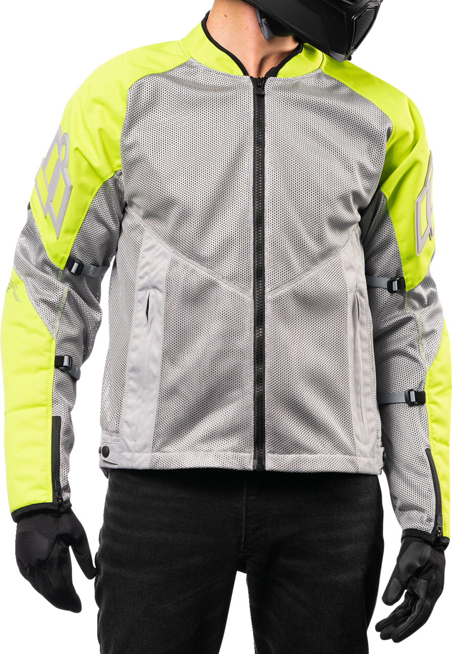 ICON Mesh AF™ Jacket - Gray/Hi-Vis - Medium 2820-5945