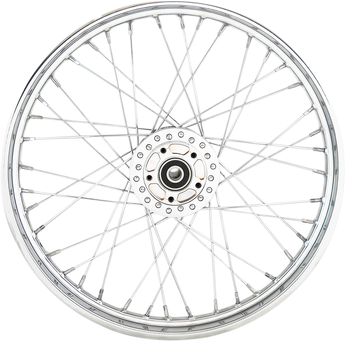 DRAG SPECIALTIES Front Wheel - Single Disc/No ABS - Chrome - 21"x2.15" - '06-'07 XL 64540