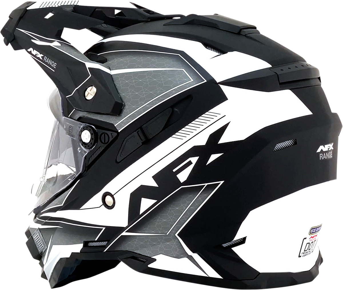 AFX FX-41 Motorcycle Helmet - Range - Matte Black - Medium 0140-0062