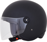 AFX FX-143 Motorcycle Helmet - Matte Black - Medium 0104-2616