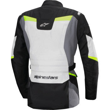 ALPINESTARS Women Stella ST-1 Waterproof Jacket - Ice Gray/Black/Yellow Fluo - XL  3210325-9145-XL