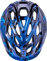 KALI Child Chakra Lighted Bicycle Helmet - Jungle - Gloss Blue - XS 0221022224