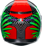 AGV K3 Motorcycle Helmet - Kamaleon - Black/Red/Green - Small 2118381004013S