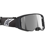 ALPINESTARS Goggles Supertech Goggles - Corp - Black/Gray - ABS Vision - Silver Mirror  5100325-1513