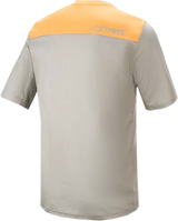 ALPINESTARS Drop 4.0 Jersey - Short-Sleeve - Gray/Orange - Small 1766220-6004-SM